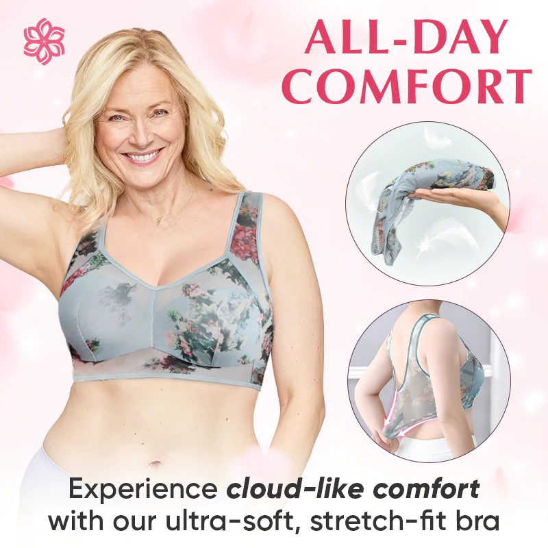Buttonless Comfortable Bra
