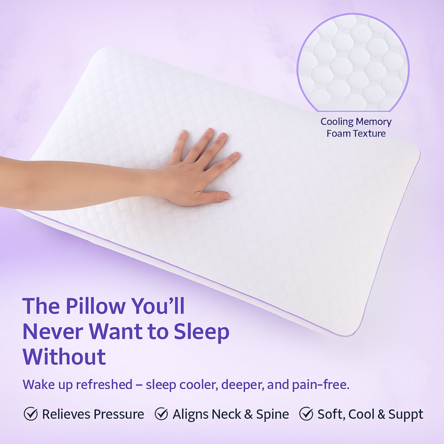 Snora LavenderEase Pillow