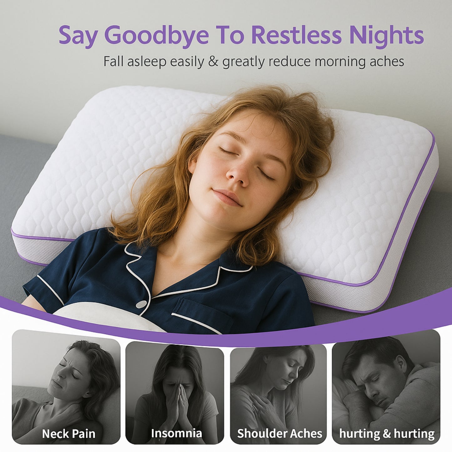 Snora LavenderEase Pillow