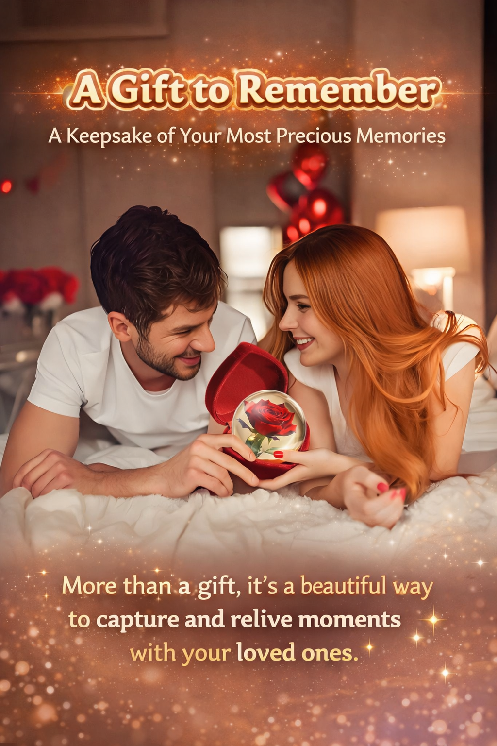 Personalized Crystal Ball Digital Photo Album – Custom Video & Photo Memory Gift with Sound