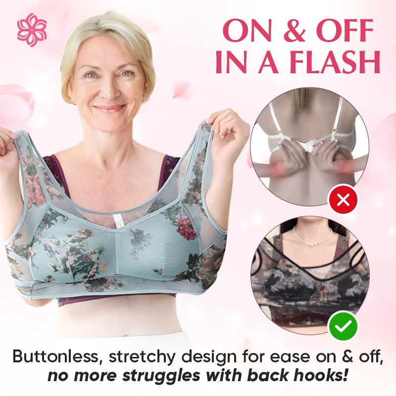 Buttonless Comfortable Bra